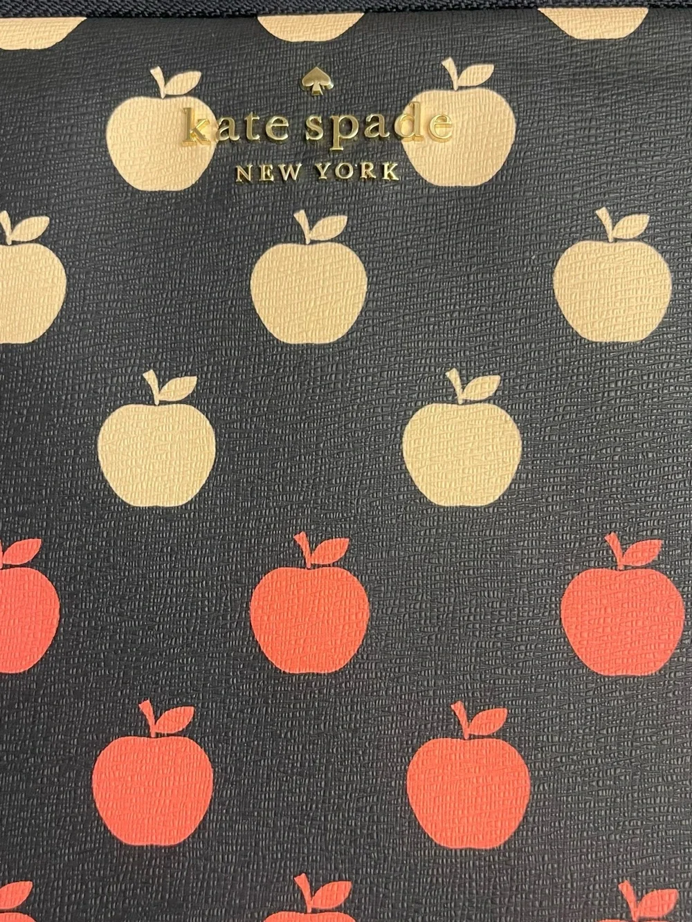 kate spade Apple Print portfolio,  Laptop Sleeve